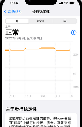 灵寿iPhone手机维修如何在iPhone开启'步行稳定性通知'