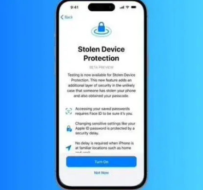 灵寿苹果授权维修店分享被盗设备保护功能开启方法 