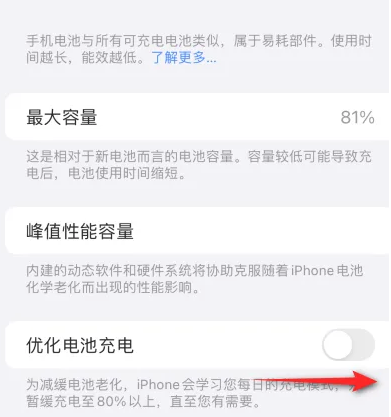 灵寿苹果15维修分享iPhone15充电到80%就充不进电了怎么办 