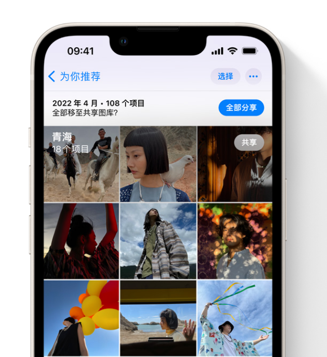 灵寿苹果维修网点分享在 iPhone 上使用共享图库 