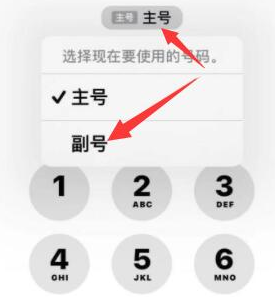 灵寿苹果14维修店分享iPhone 14 Pro Max使用副卡打电话的方法 