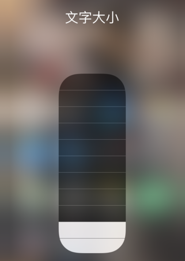 灵寿苹果手机维修分享小技巧：在 iPhone 控制中心快速调节字体大小 